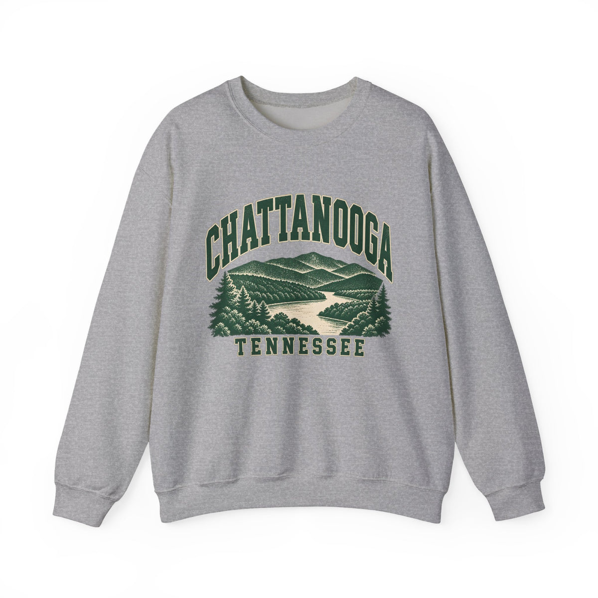 Chattanooga Vintage Varsity Crewneck Sweatshirt