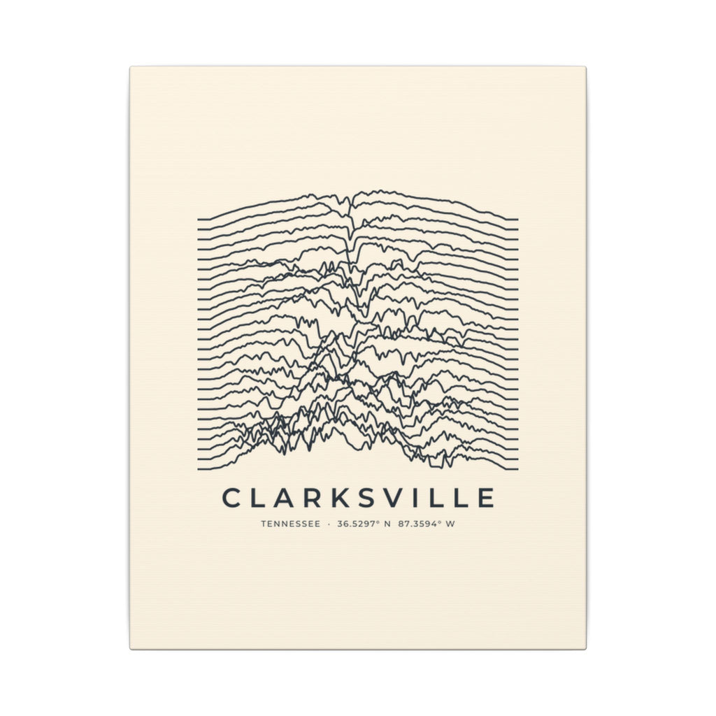 Clarksville Ridgeline Canvas Print