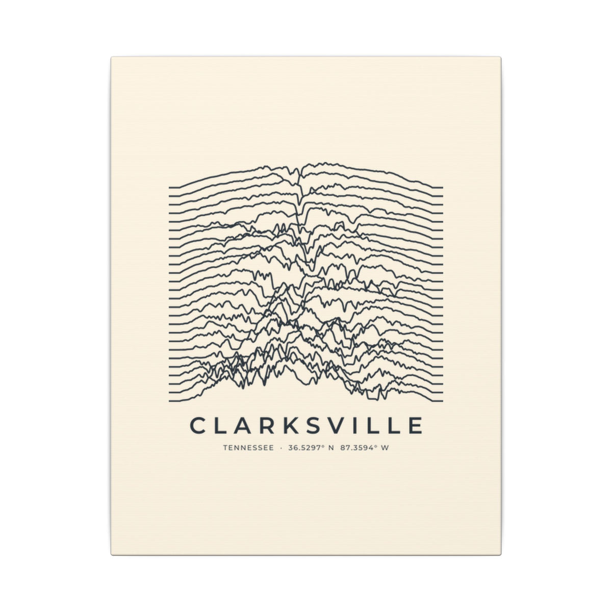 Clarksville Ridgeline Canvas Print