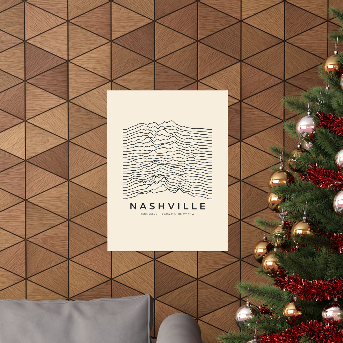 Nashville Ridgeline Poster