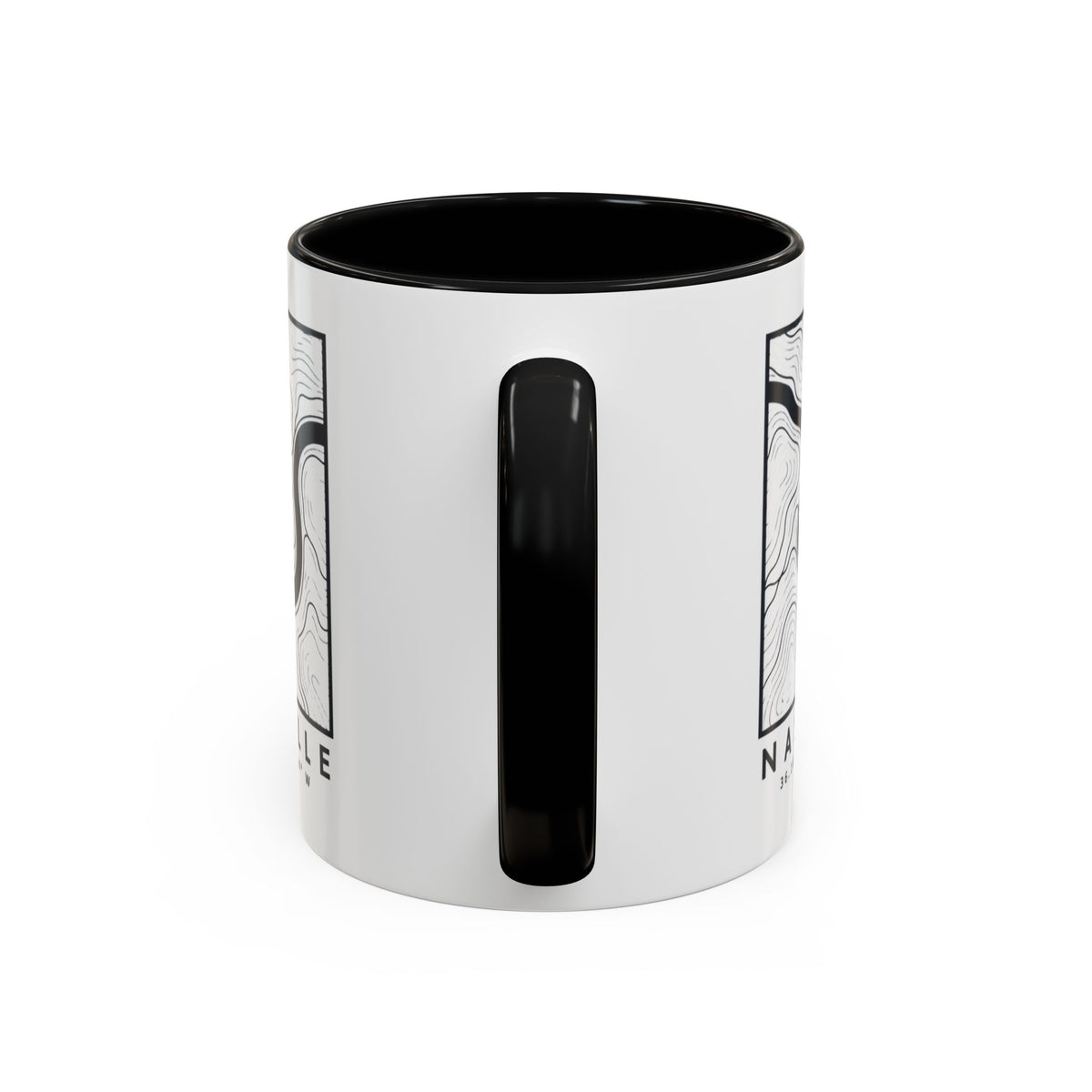 Nashville Topo Map Accent Mug