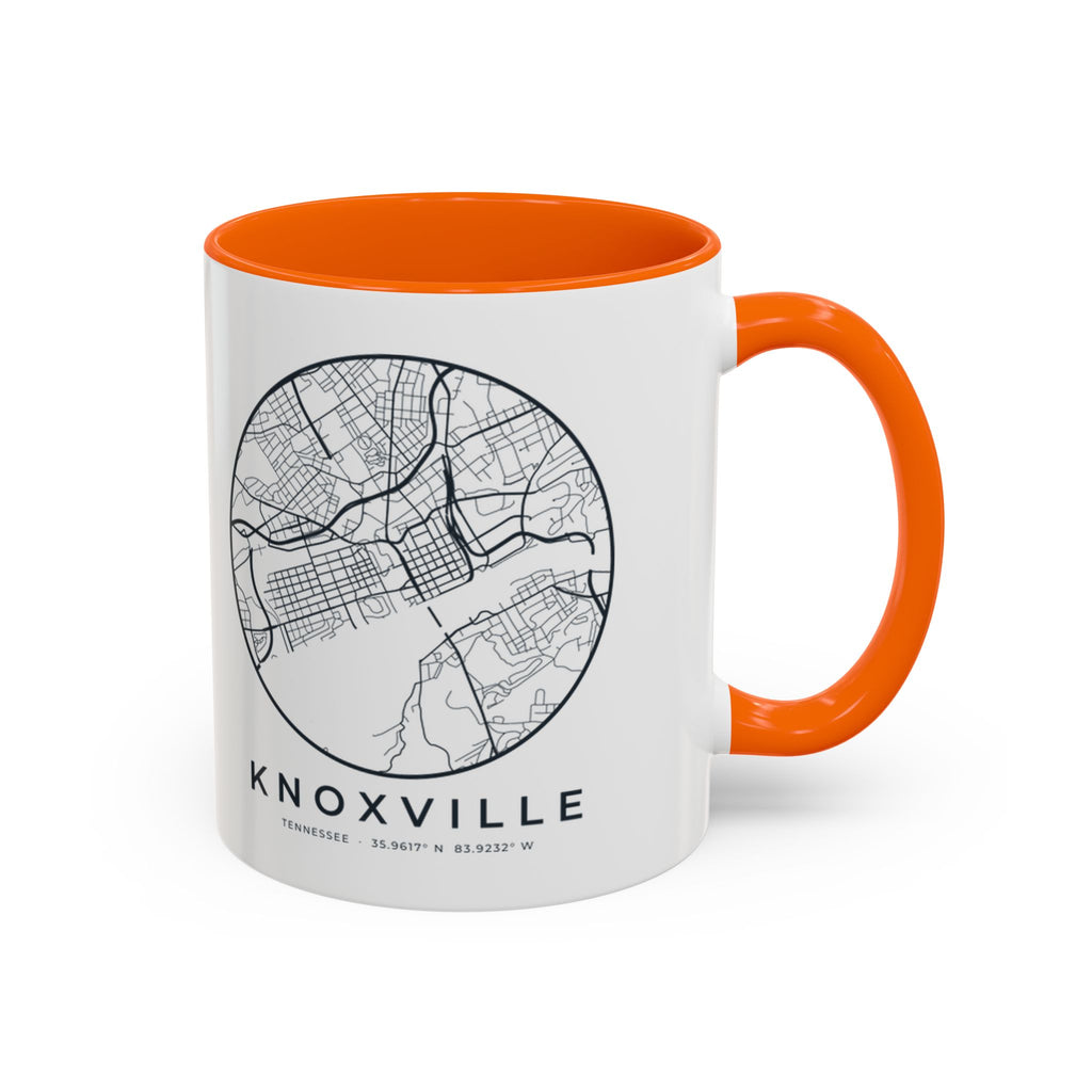 Knoxville Street Map Accent Mug