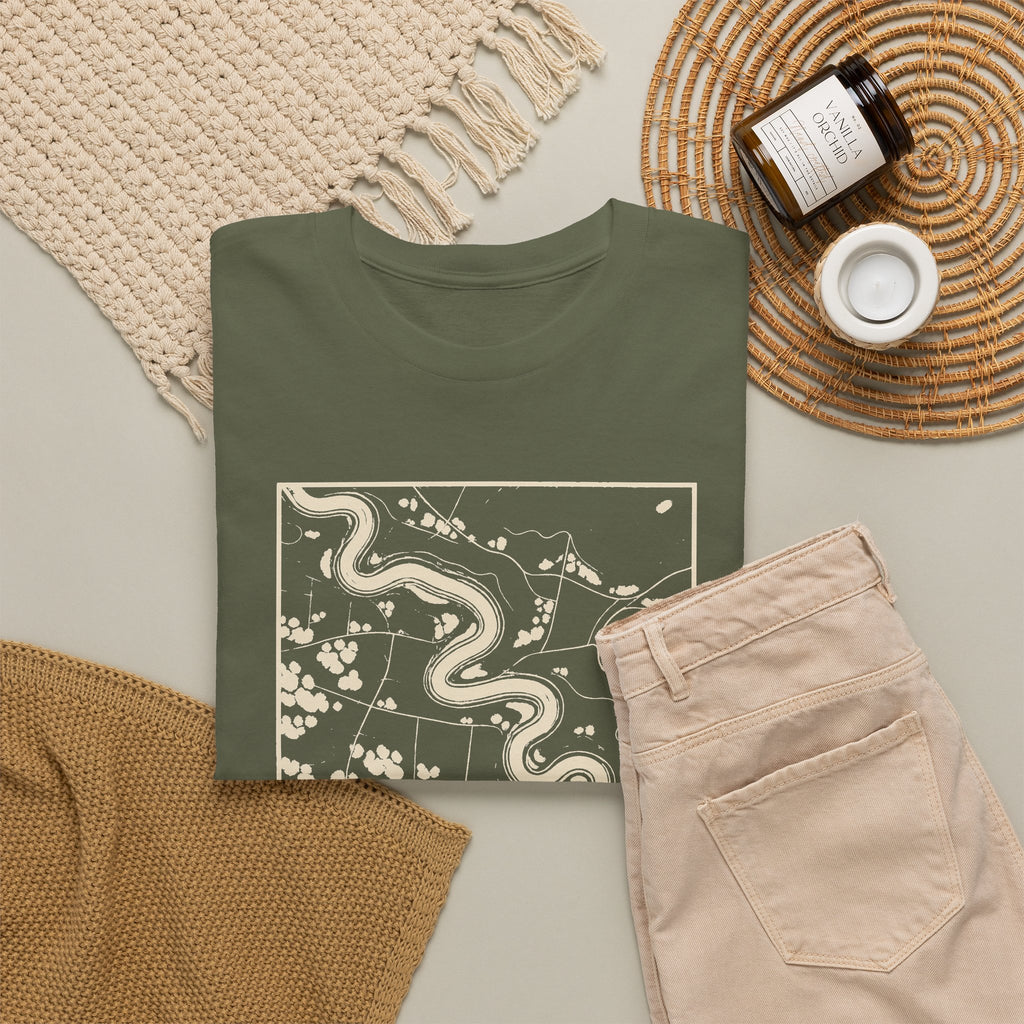 Murfreesboro Topo Map T-Shirt