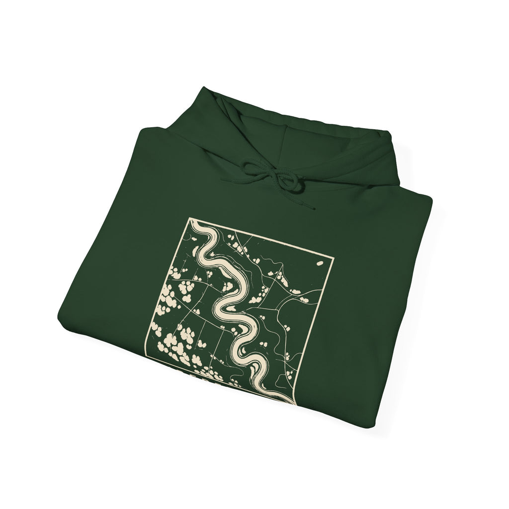 Murfreesboro Topo Map Hoodie