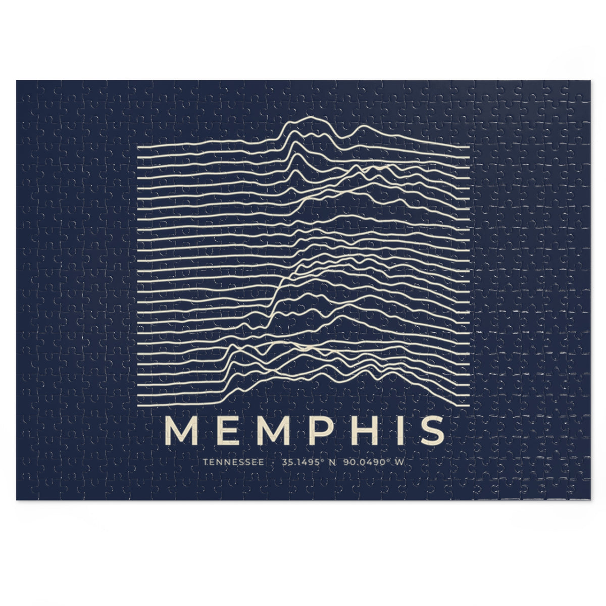 Memphis Ridgeline Puzzle (Navy)