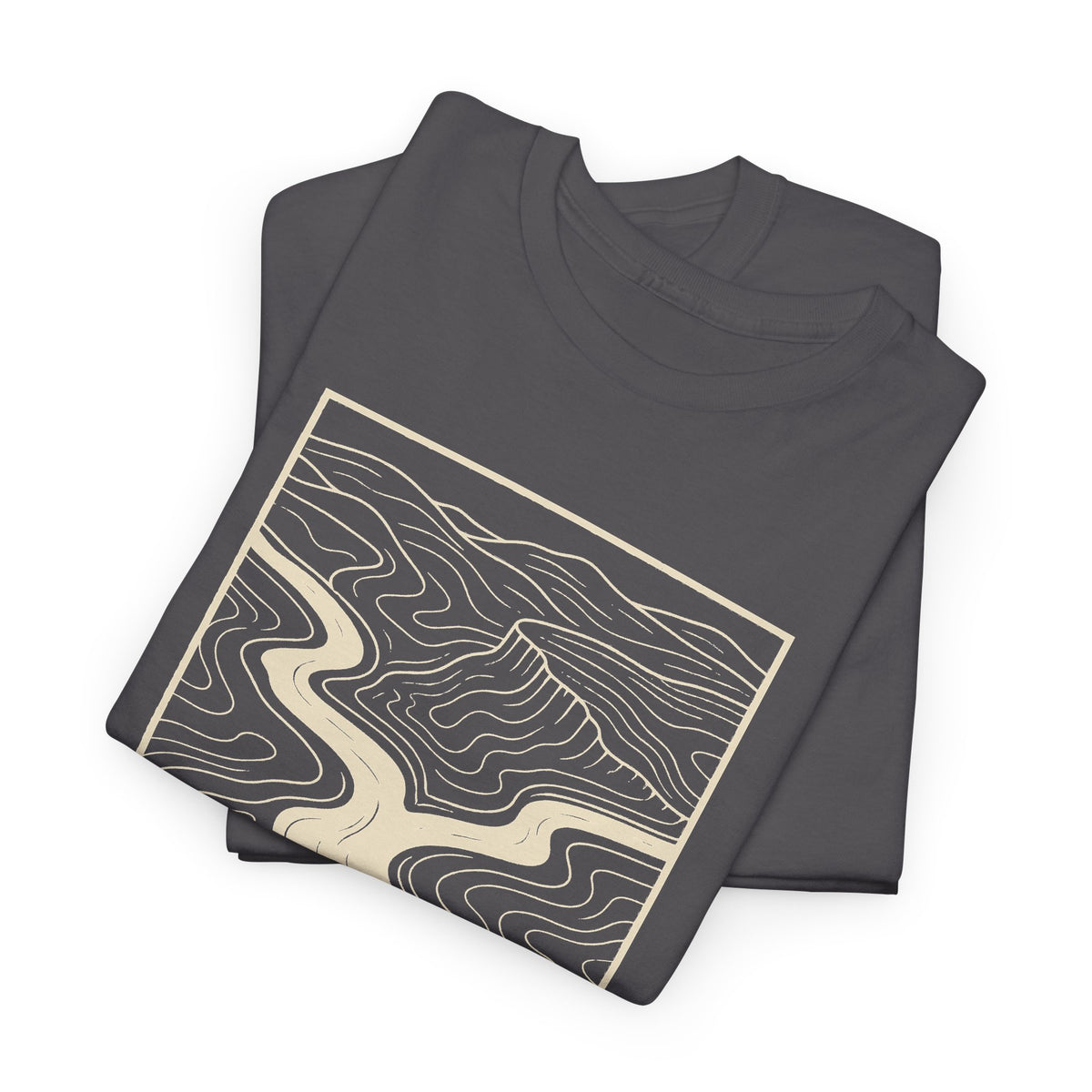 Clarksville Topo Map T-Shirt