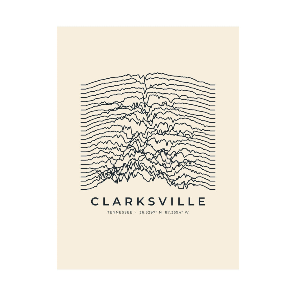 Clarksville Ridgeline Poster