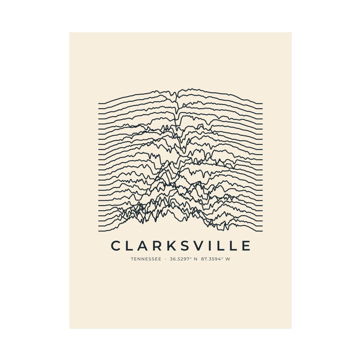 Clarksville Ridgeline Poster