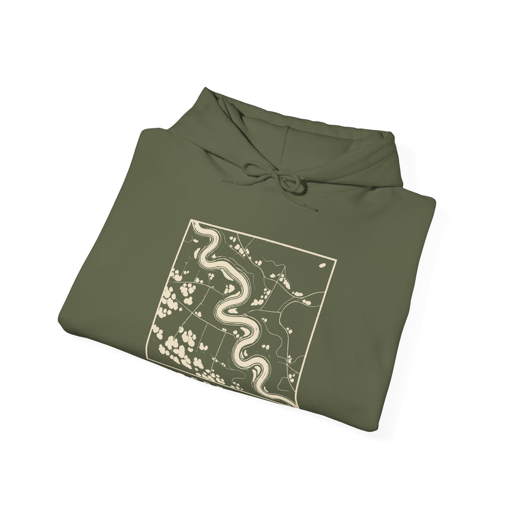 Murfreesboro Topo Map Hoodie