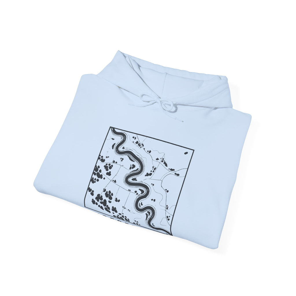 Murfreesboro Topo Map Hoodie