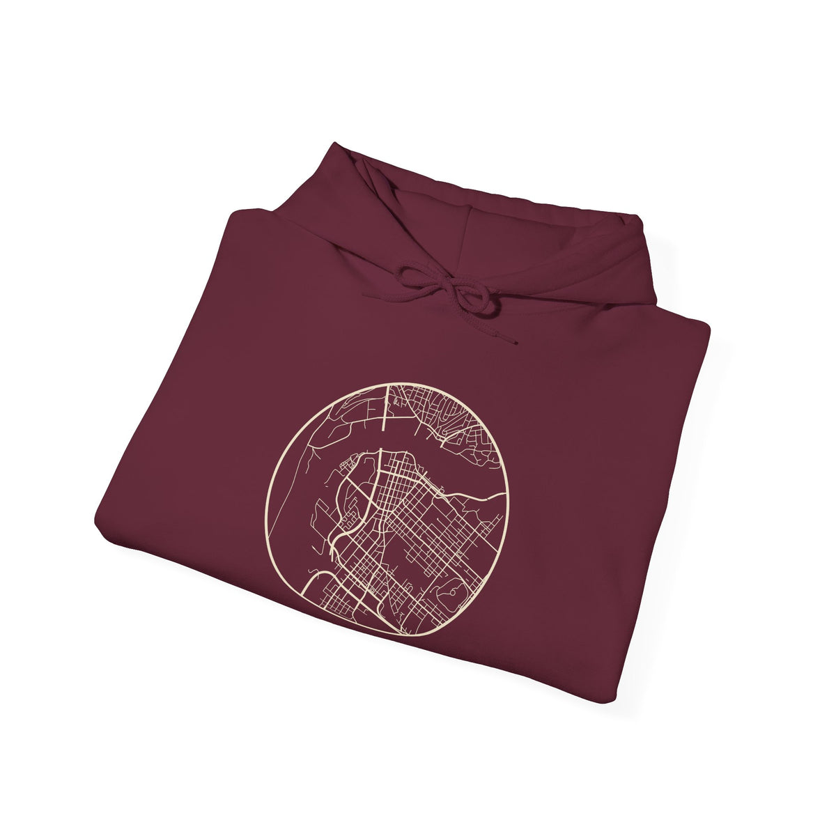 Chattanooga Street Map Hoodie