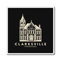 Clarksville Customs House Magnet (Black)