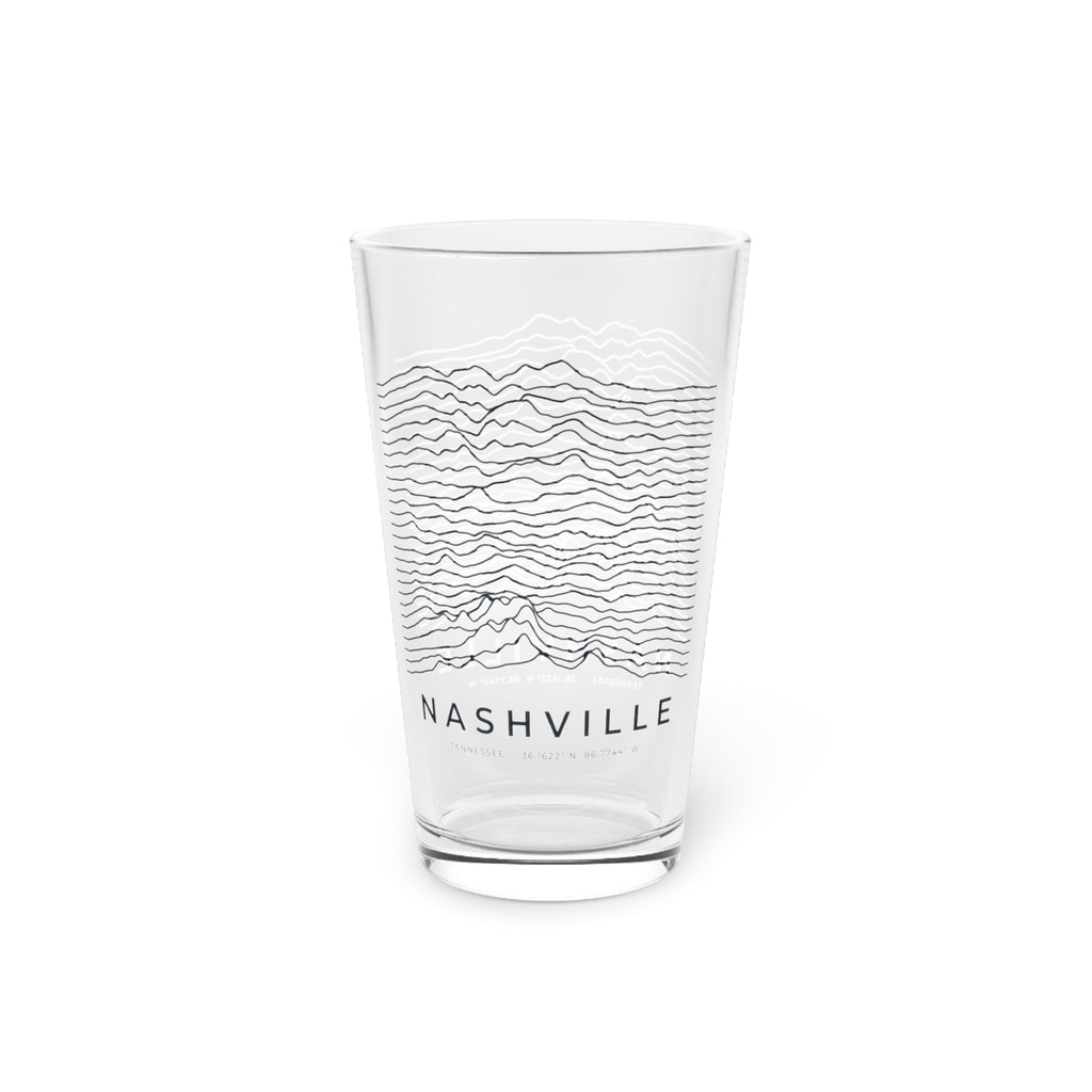 Nashville Ridgeline Pint Glass