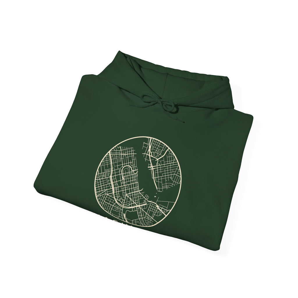 Nashville Street Map Hoodie