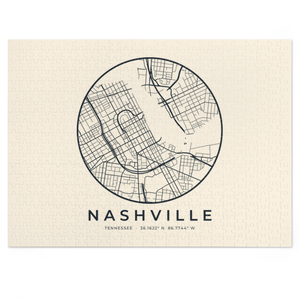 Nashville Street Map Puzzle