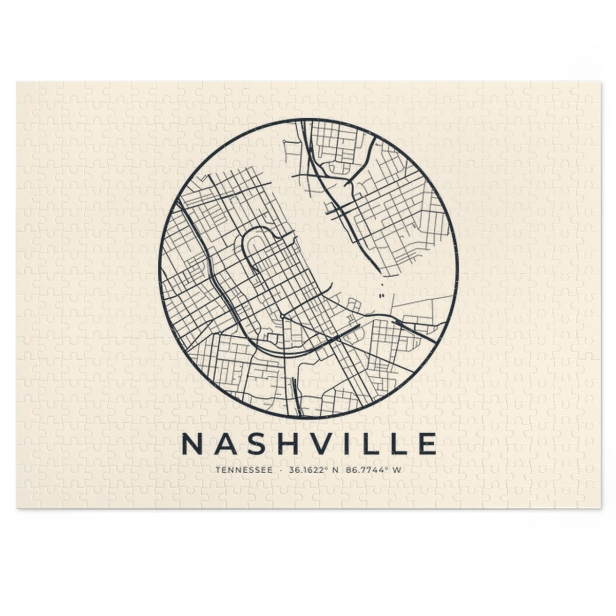 Nashville Street Map Puzzle