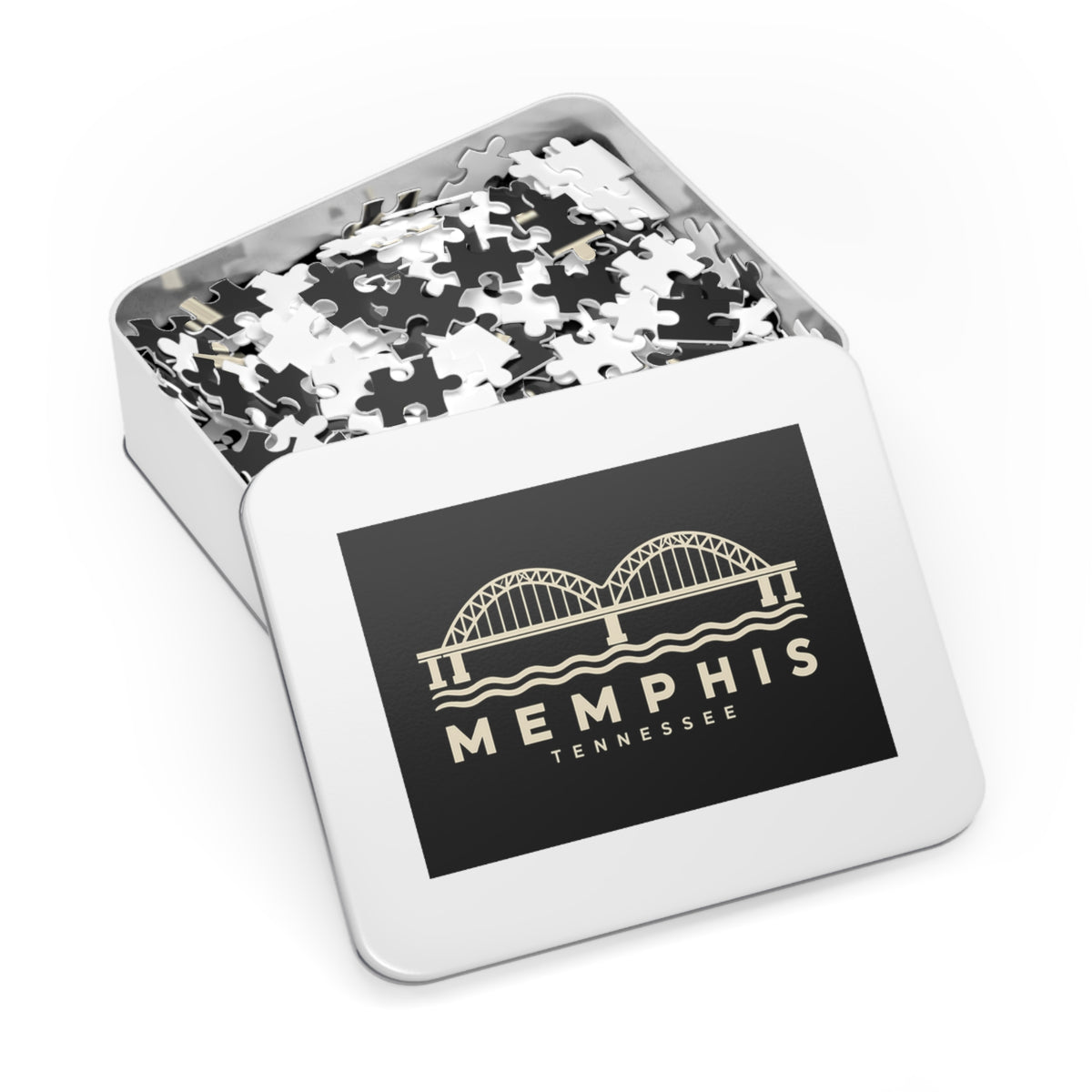 Memphis Hernando de Soto Bridge Puzzle (Black)