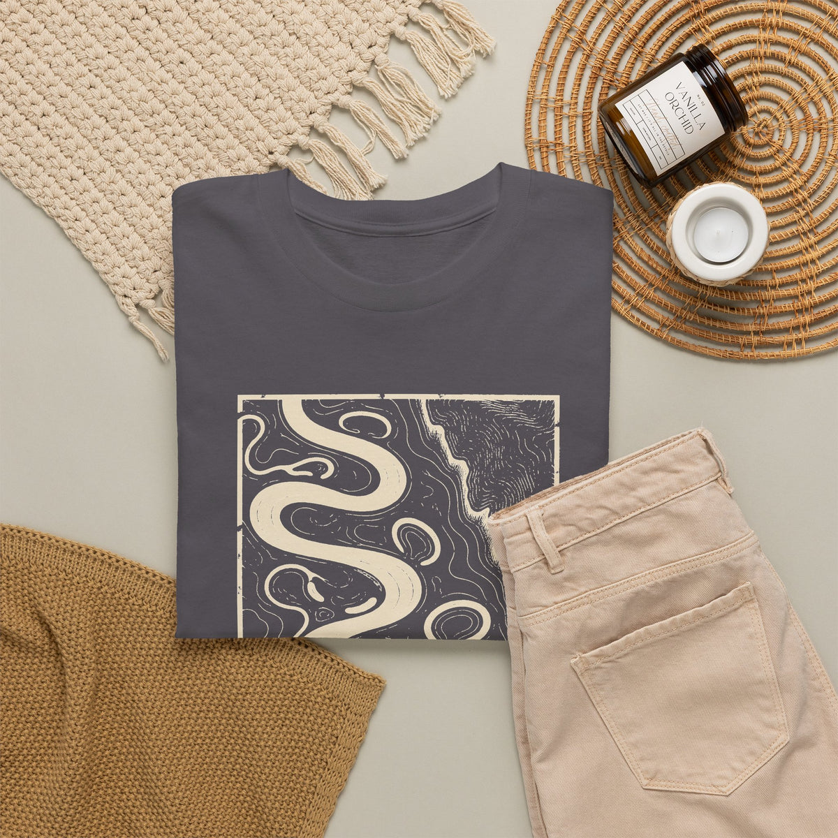 Memphis Topo Map T-Shirt