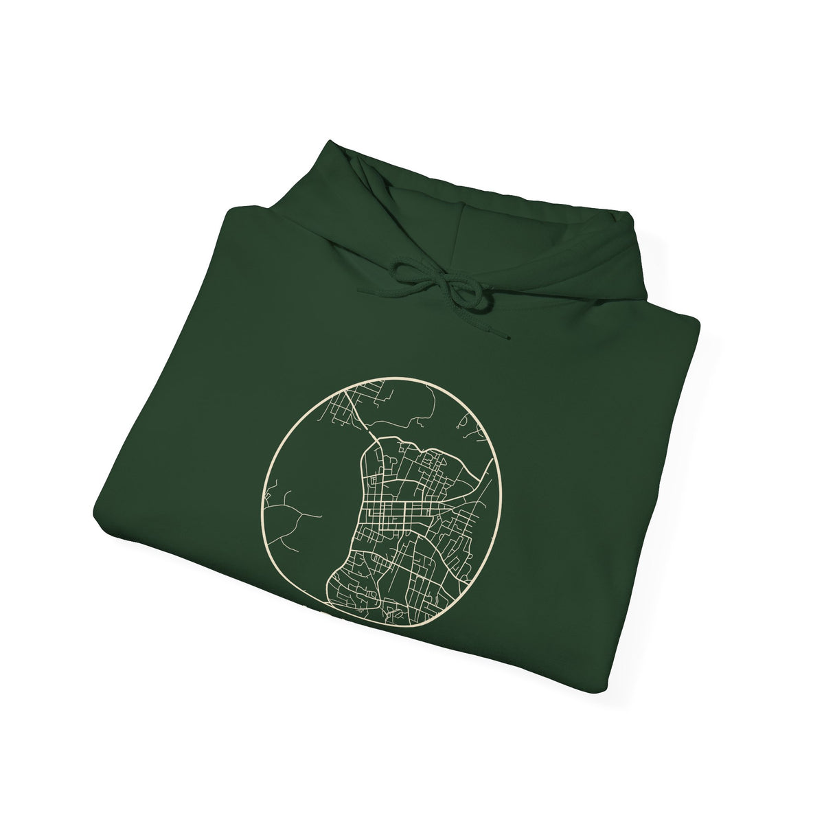Clarksville Street Map Hoodie