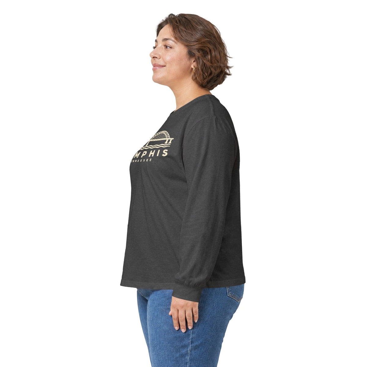 Memphis Hernando de Soto Bridge Long Sleeve T-Shirt