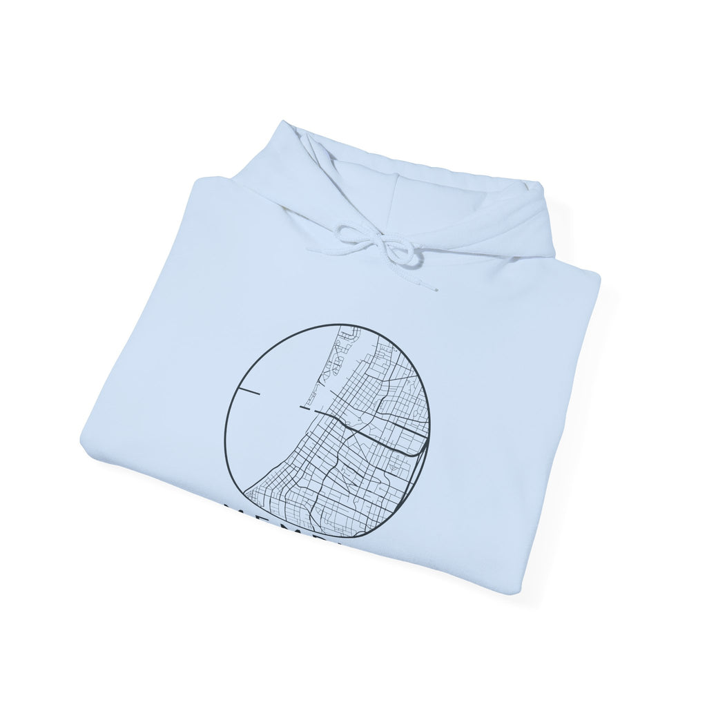 Memphis Street Map Hoodie