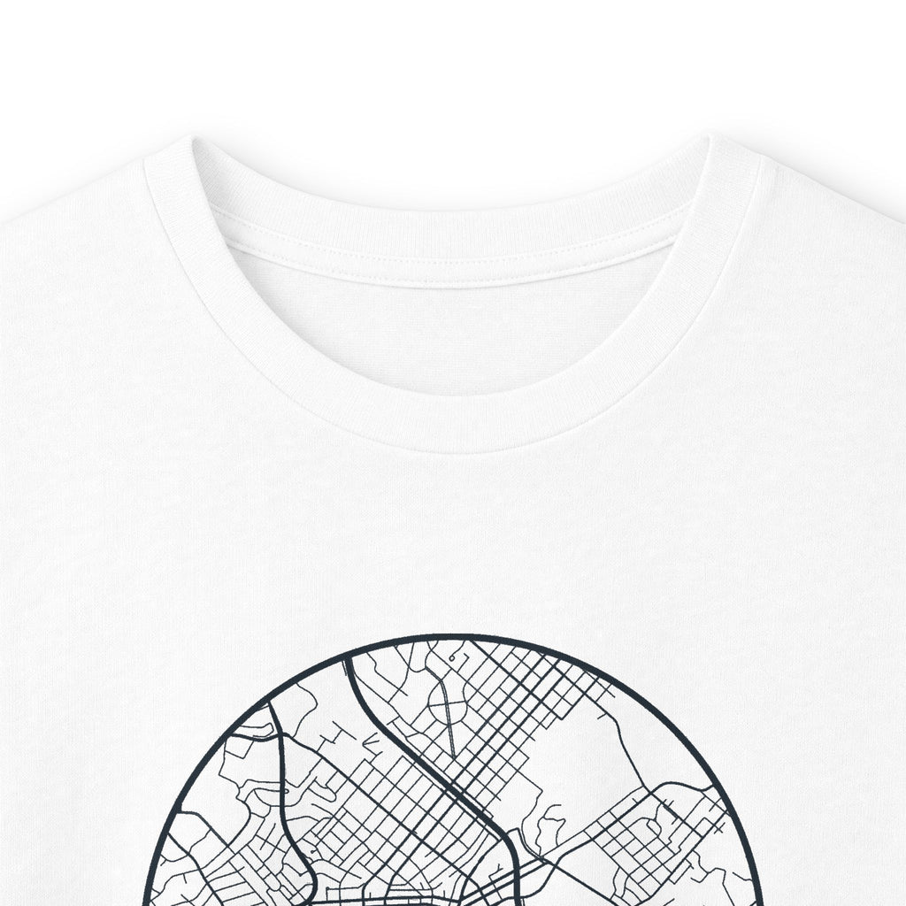 Johnson City Street Map Long Sleeve T-Shirt