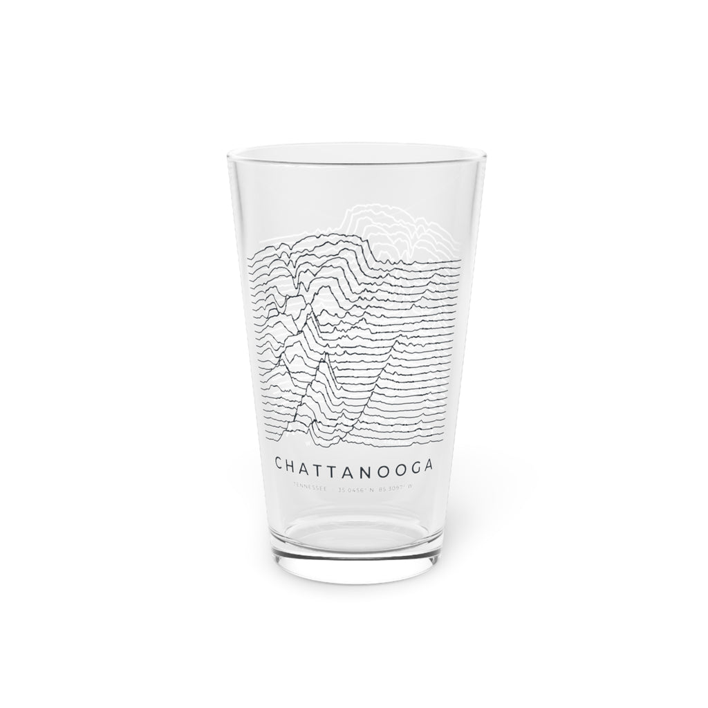 Chattanooga Ridgeline Pint Glass