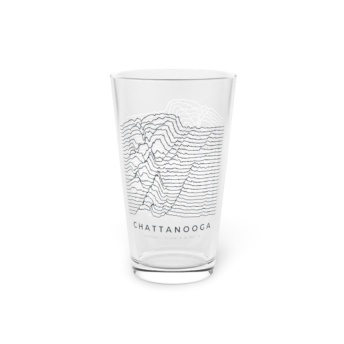 Chattanooga Ridgeline Pint Glass