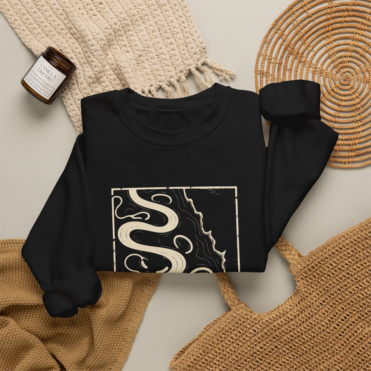 Memphis Topo Map Crewneck Sweatshirt