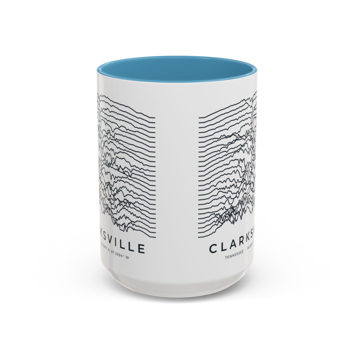 Clarksville Ridgeline Accent Mug
