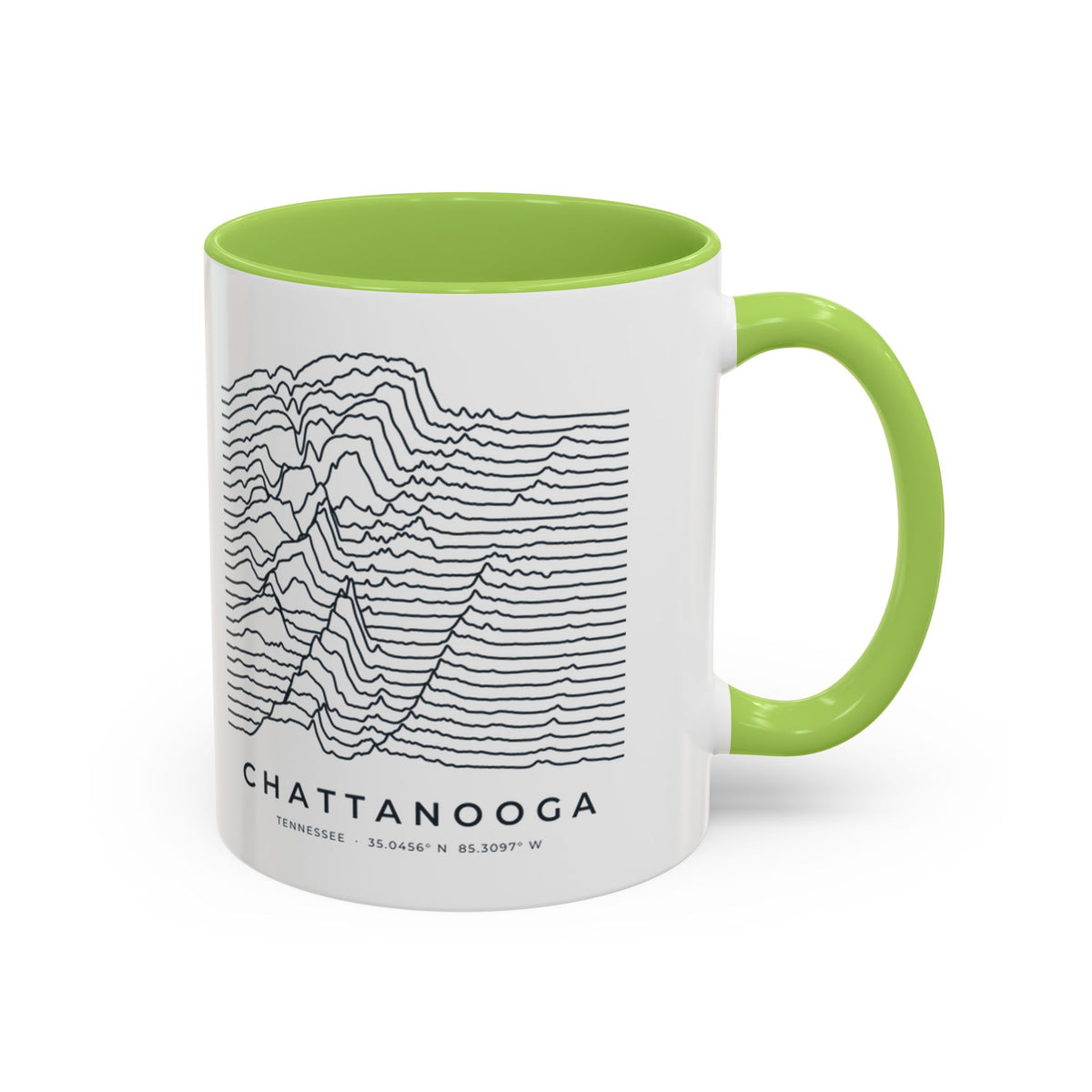 Chattanooga Ridgeline Accent Mug
