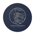 Chattanooga Street Map Sticker (Navy)