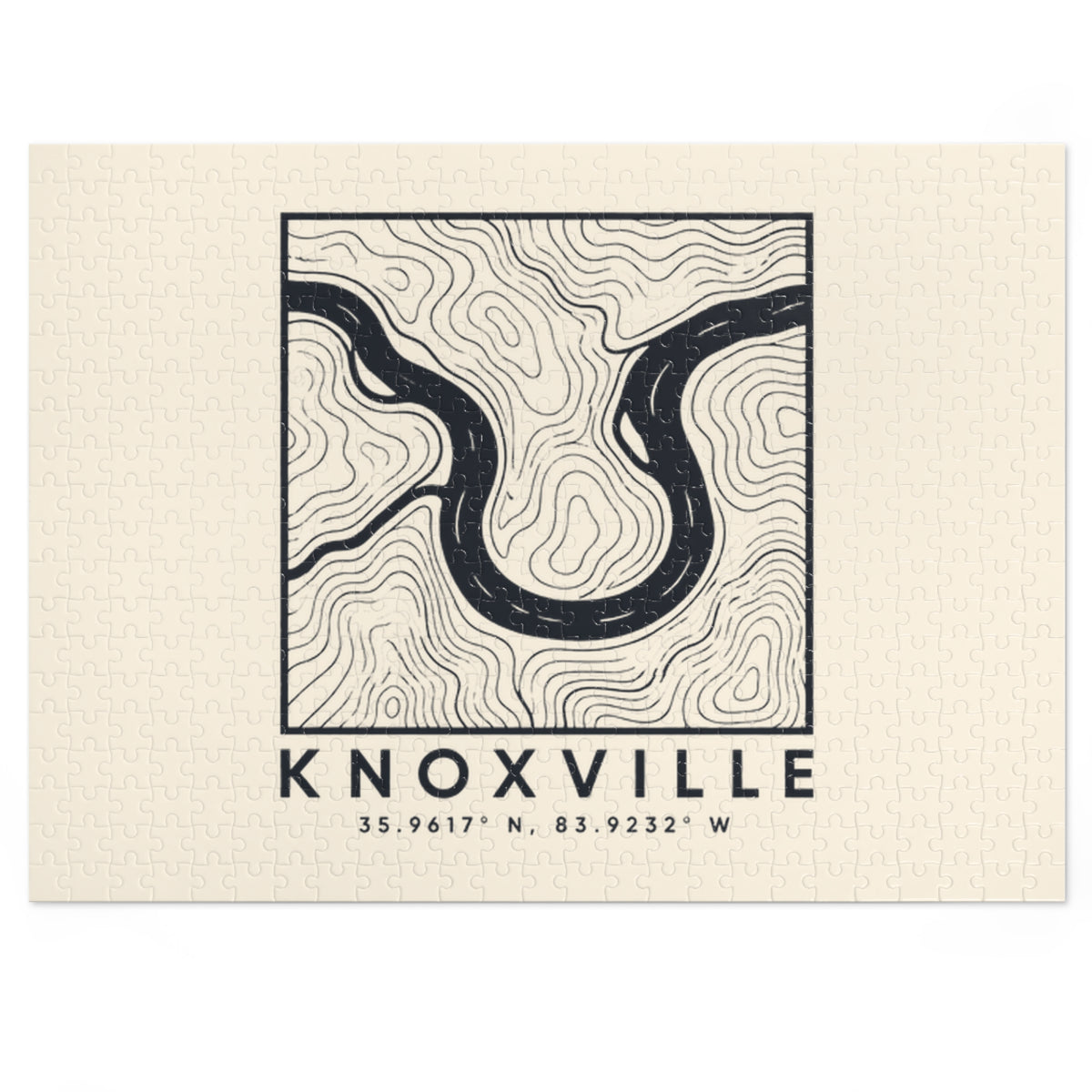 Knoxville Topo Map Puzzle