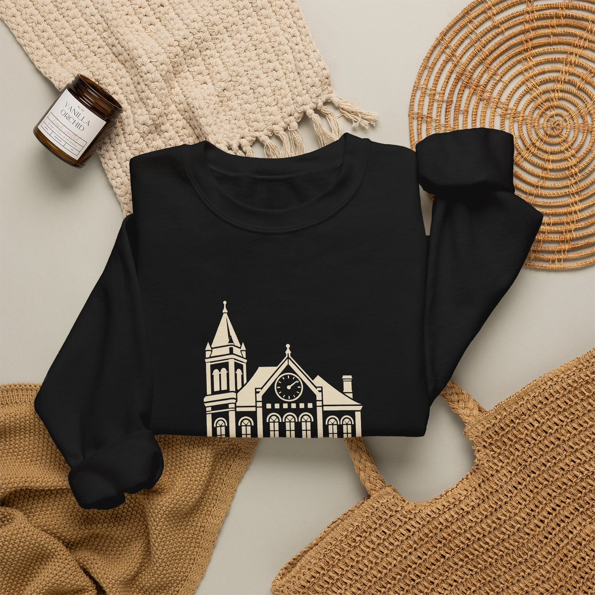 Clarksville Customs House Crewneck Sweatshirt