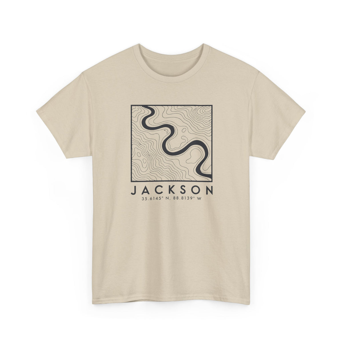Jackson Topo Map T-Shirt