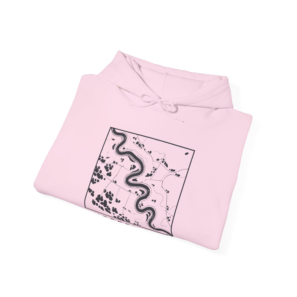 Murfreesboro Topo Map Hoodie
