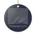 Johnson City Ridgeline Ornament (Navy)