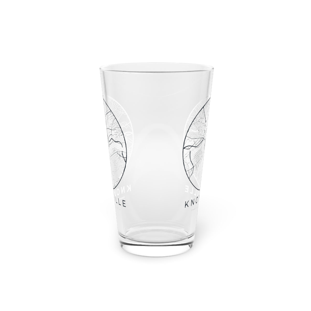 Knoxville Street Map Pint Glass