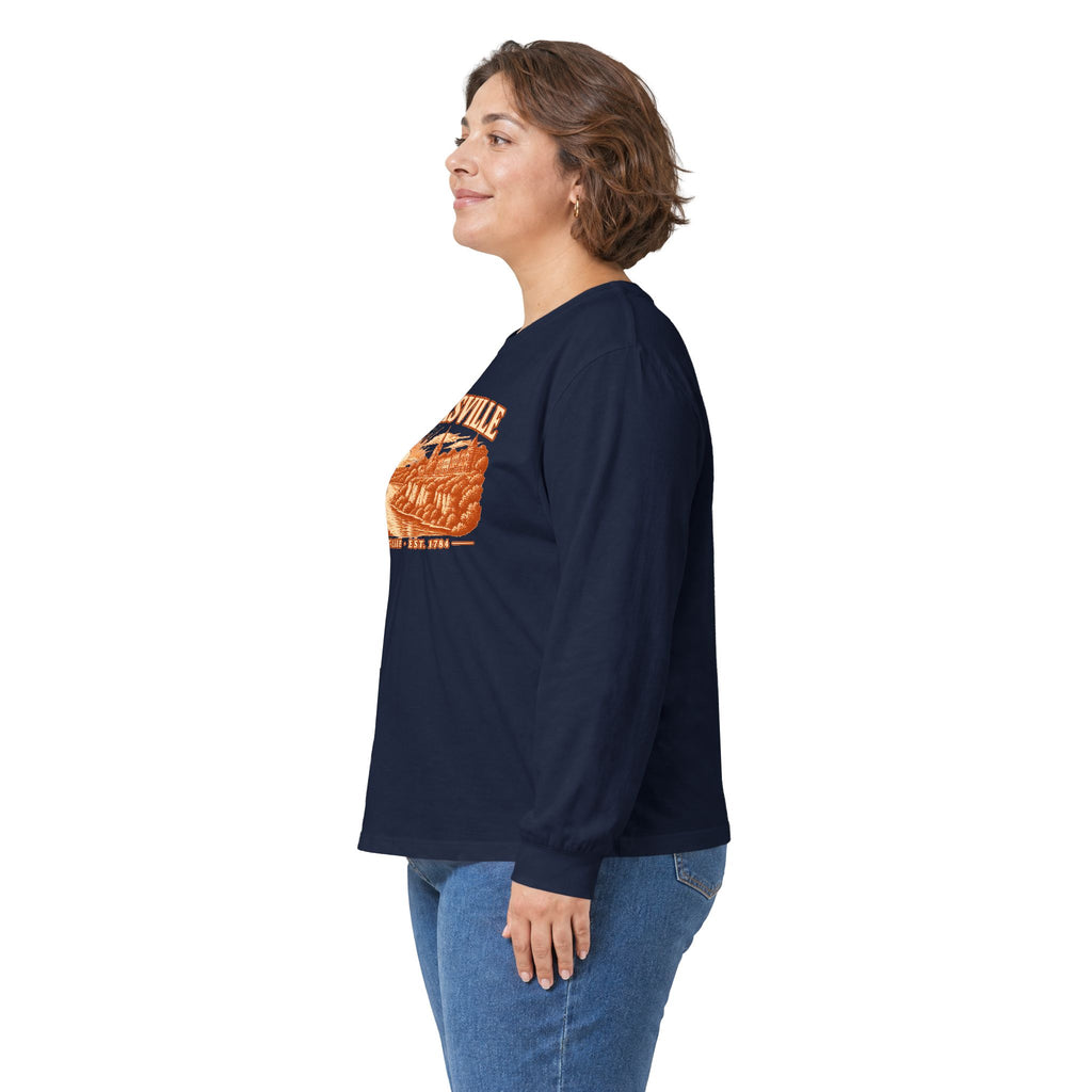 Clarksville Engraved Valley Long Sleeve T-Shirt