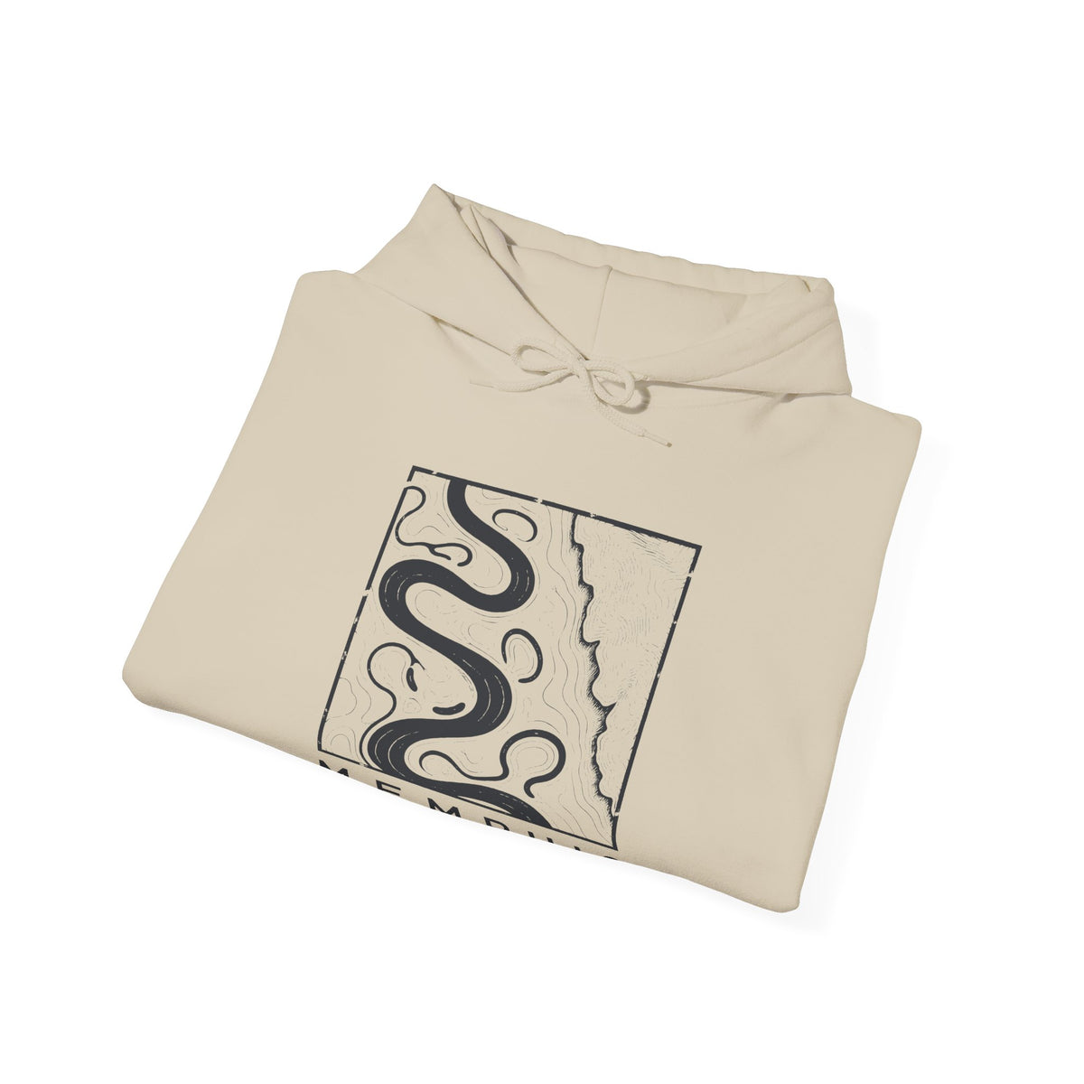 Memphis Topo Map Hoodie