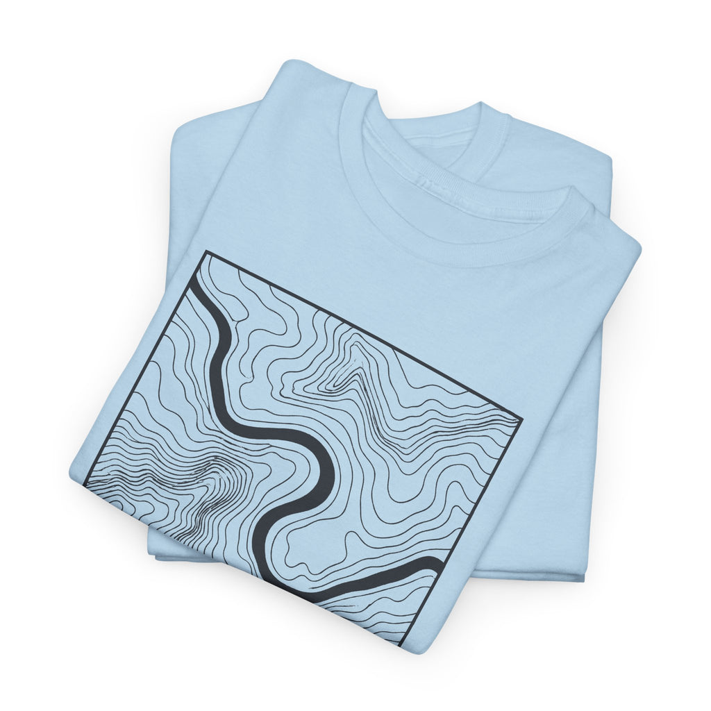 Chattanooga Topo Map T-Shirt