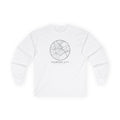 Johnson City Street Map Long Sleeve T-Shirt