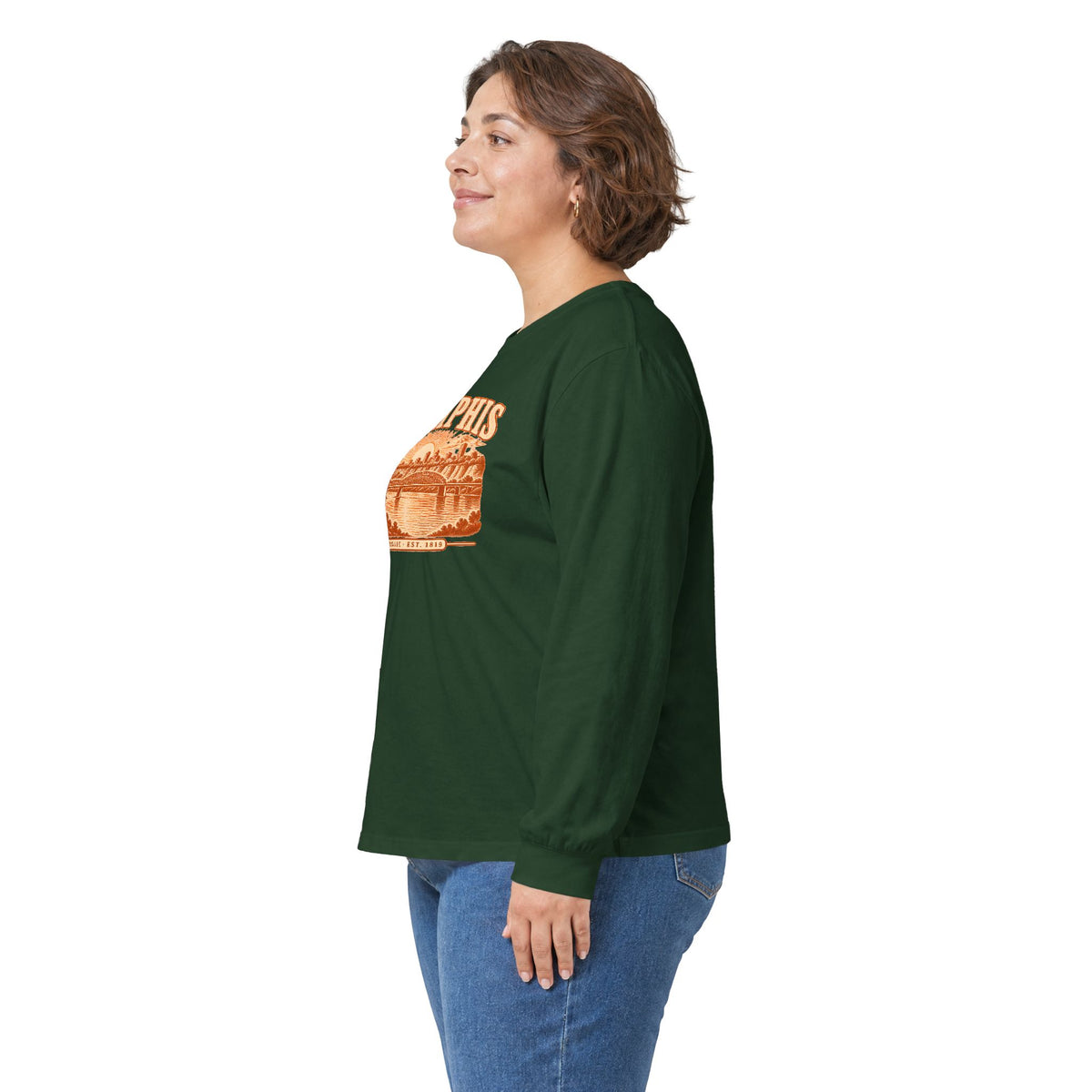 Memphis Engraved Valley Long Sleeve T-Shirt