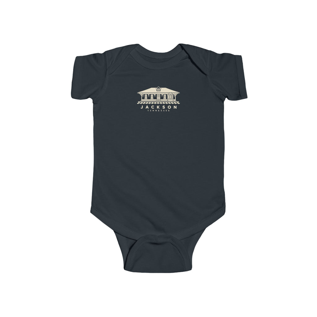 Jackson Train Depot Baby Bodysuit