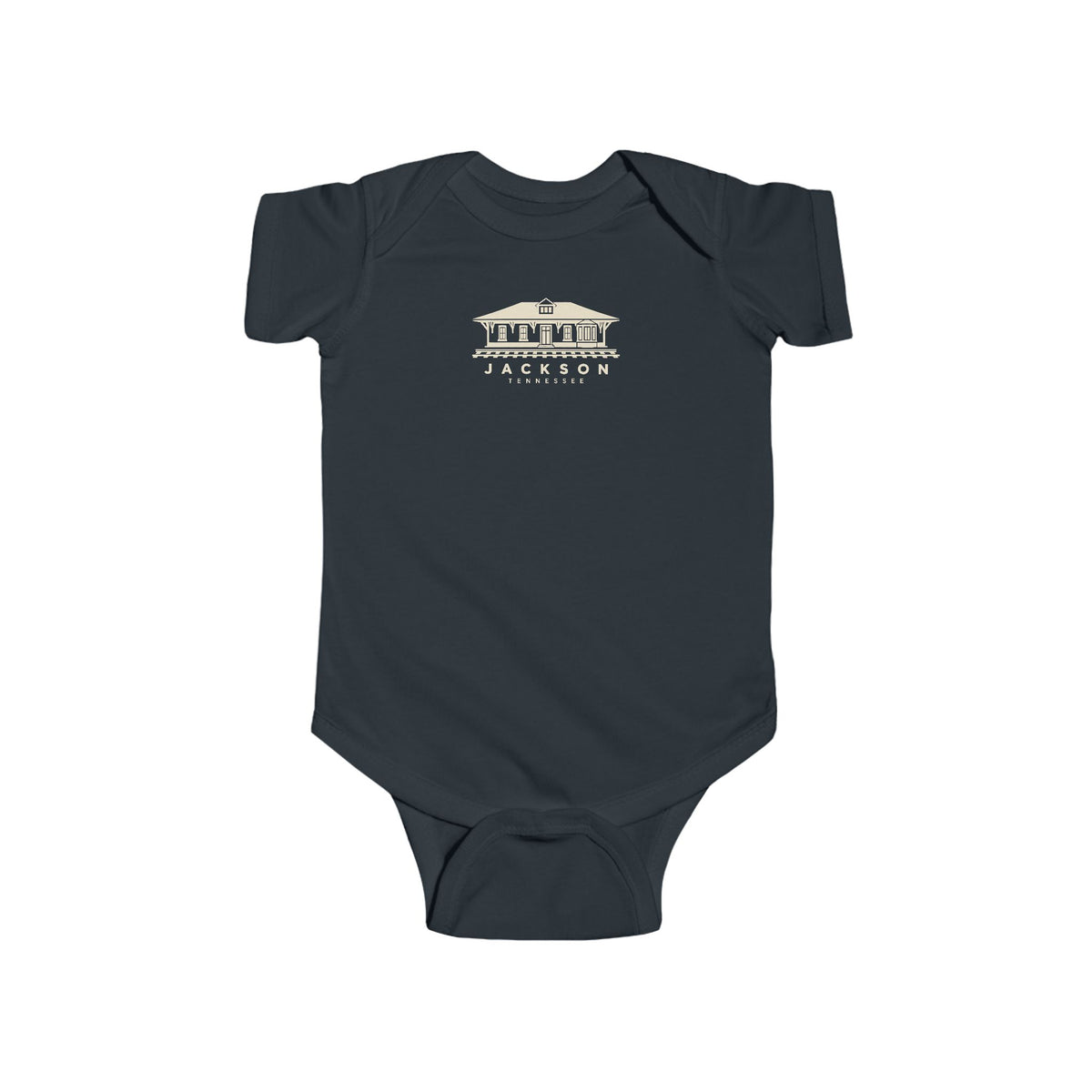 Jackson Train Depot Baby Bodysuit