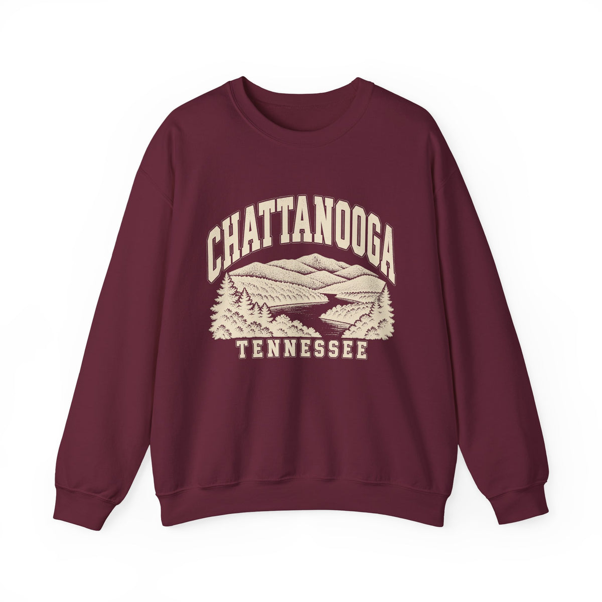 Chattanooga Vintage Varsity Crewneck Sweatshirt