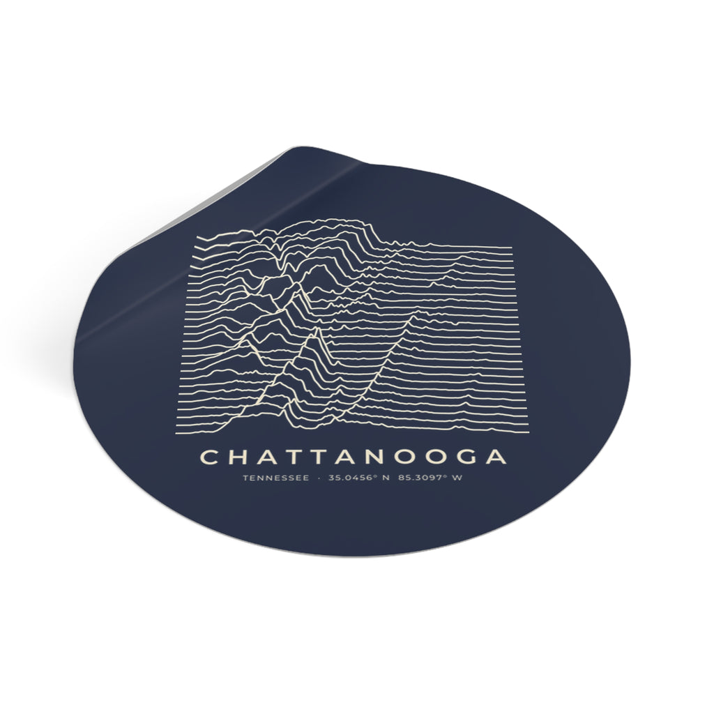 Chattanooga Ridgeline Sticker (Navy)
