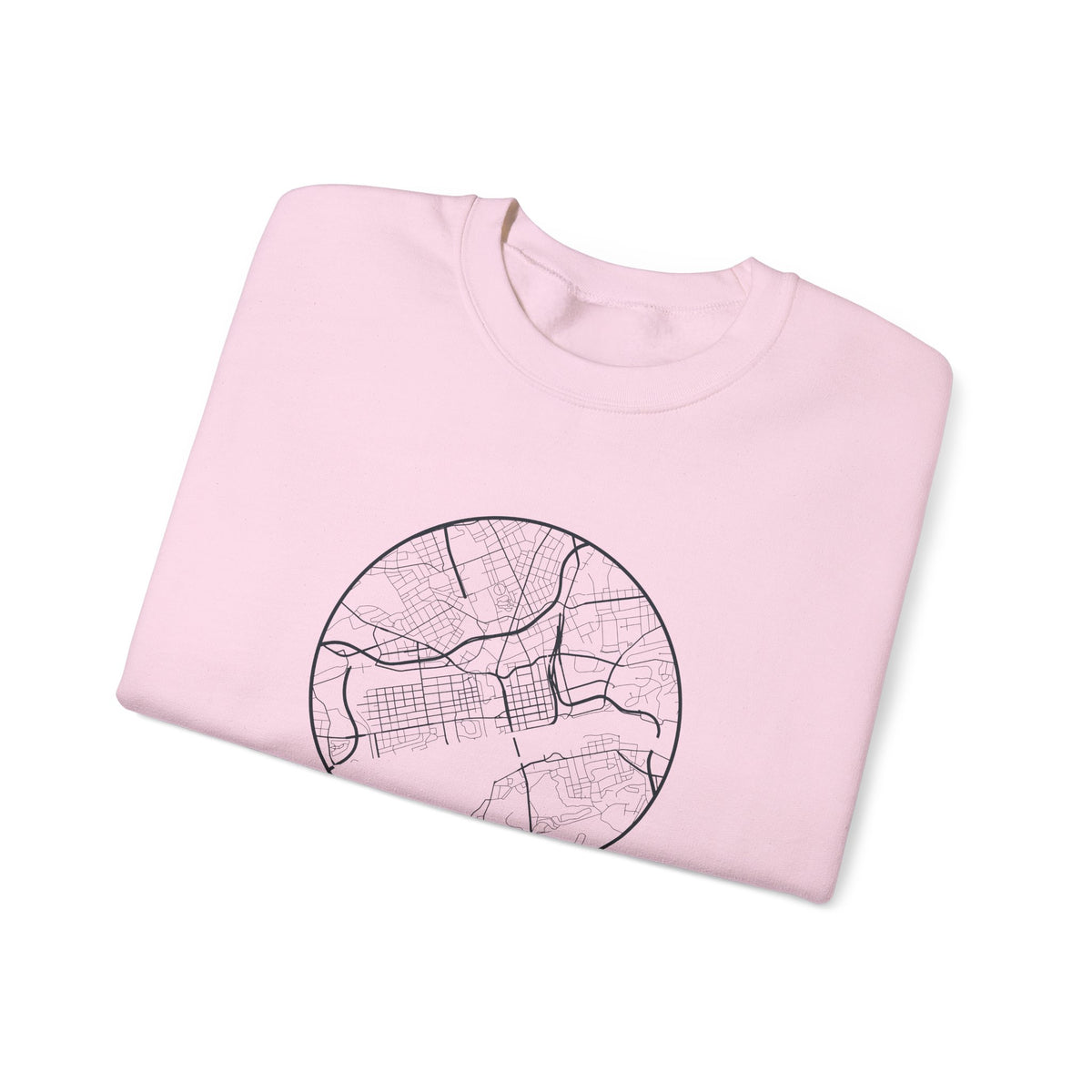 Knoxville Street Map Crewneck Sweatshirt