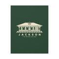 Jackson Train Depot Canvas Print (Forest Green)