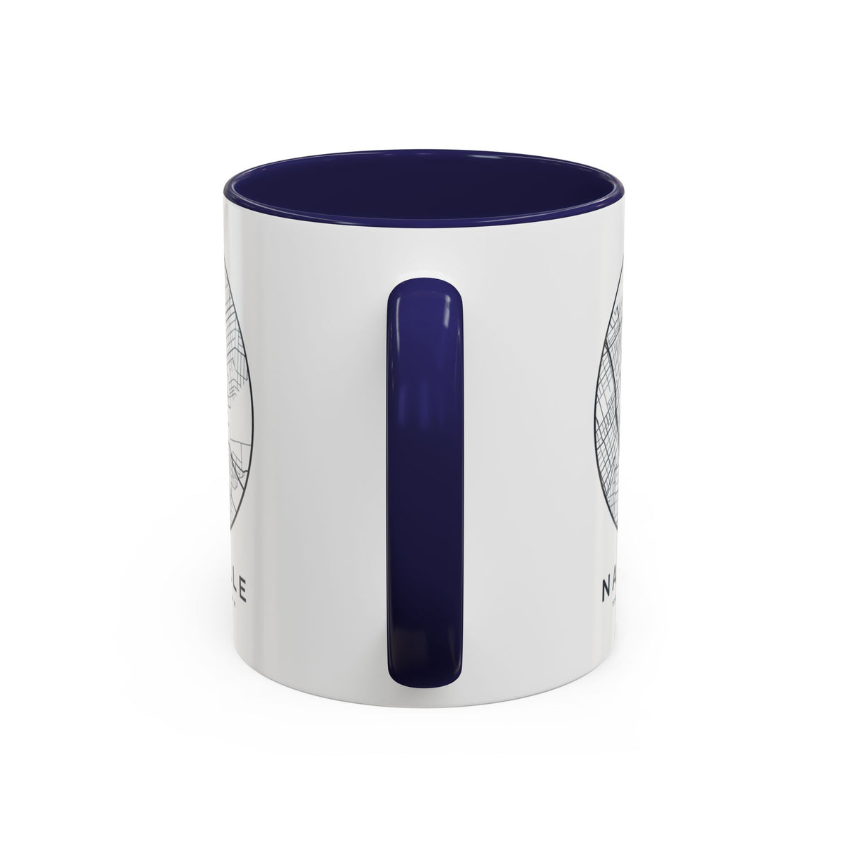 Nashville Street Map Accent Mug
